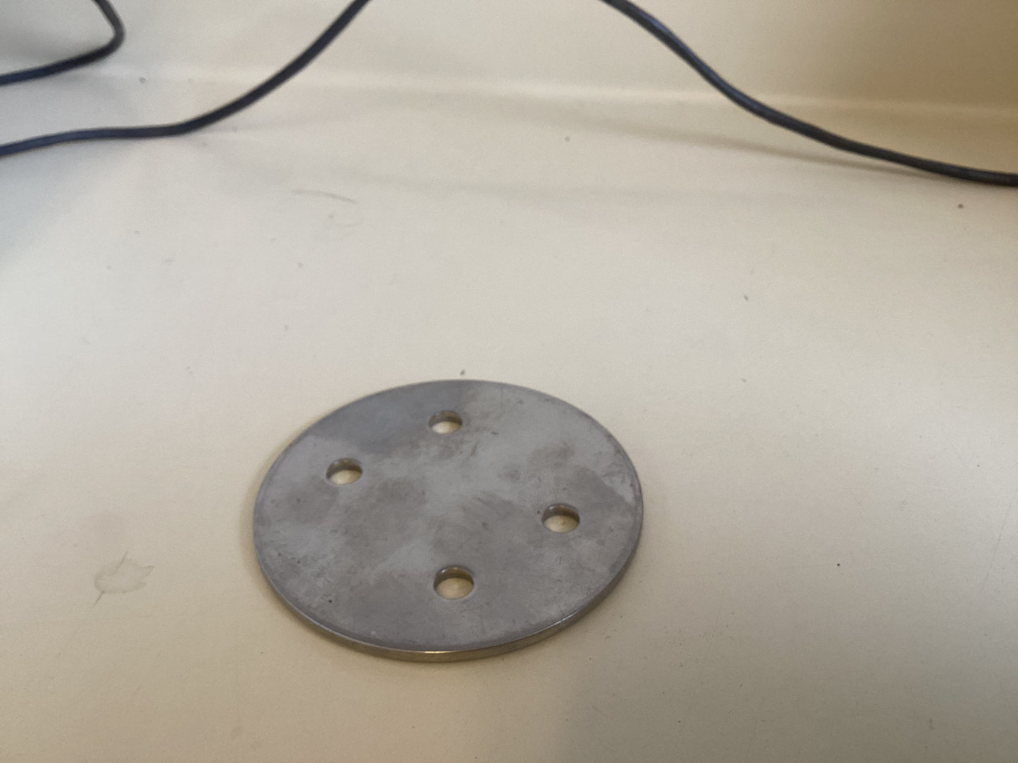 Stainless Round 4” Dia Backing Plate